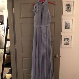 Azazie Cailyn Dusty Blue Bridesmaid Dress